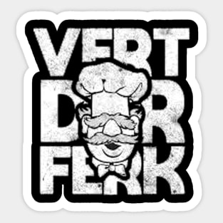 Vert Der Ferk Sticker